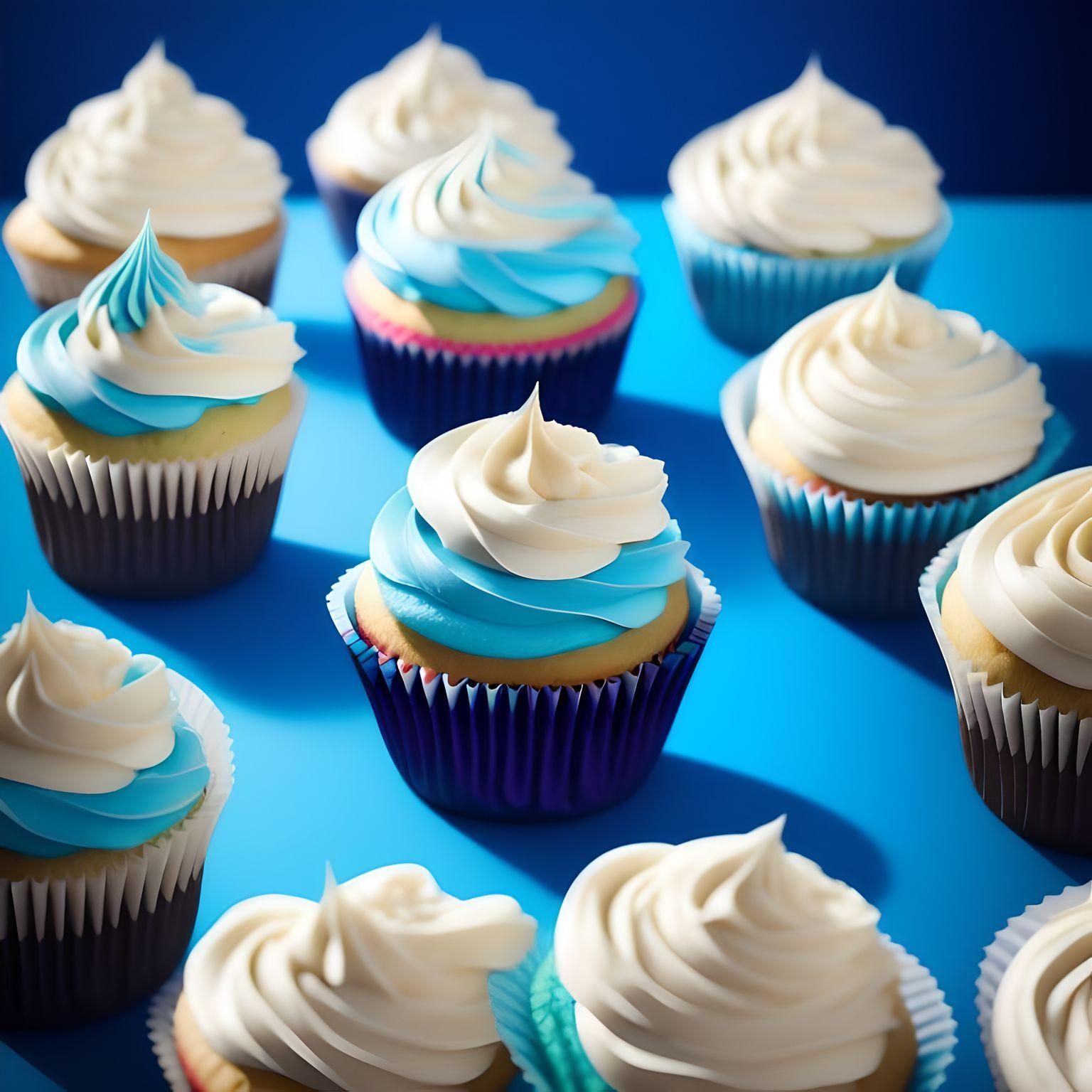 Blue Raspberry Lemonade Cupcakes