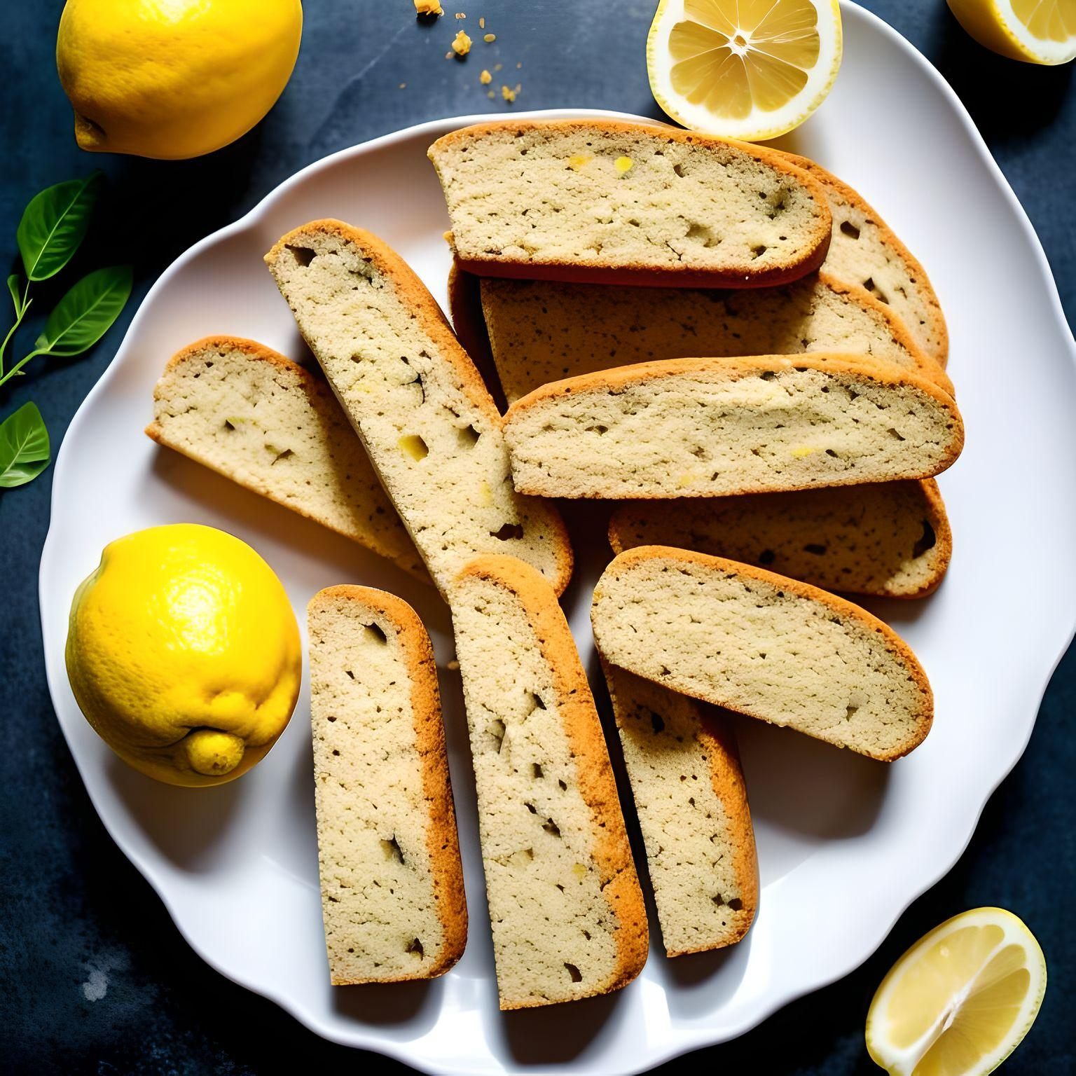 Lemon Almond Biscotti Recipe