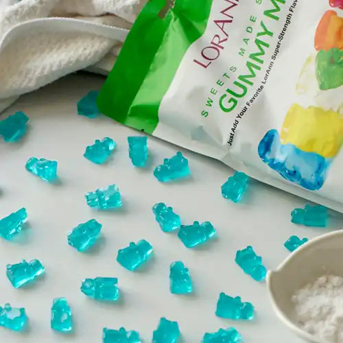 Sour Blue Raspberry Gummy Bears