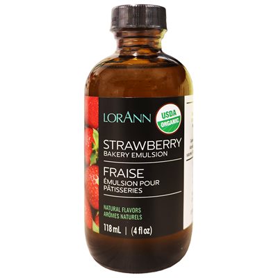 Organic Strawberry, Bakery Emulsion 4 oz.8.99Fusion Flavours  