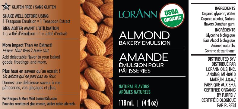 Organic Almond, Bakery Emulsion 4 oz.8.99Fusion Flavours  