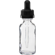 30 ml Clear Boston Round Glass Child Resistant Dropper Bottle1.99Fusion Flavours  