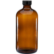 500ml Amber Boston Round Glass Bottle w/ Black Lined Cap2.99Fusion Flavours  