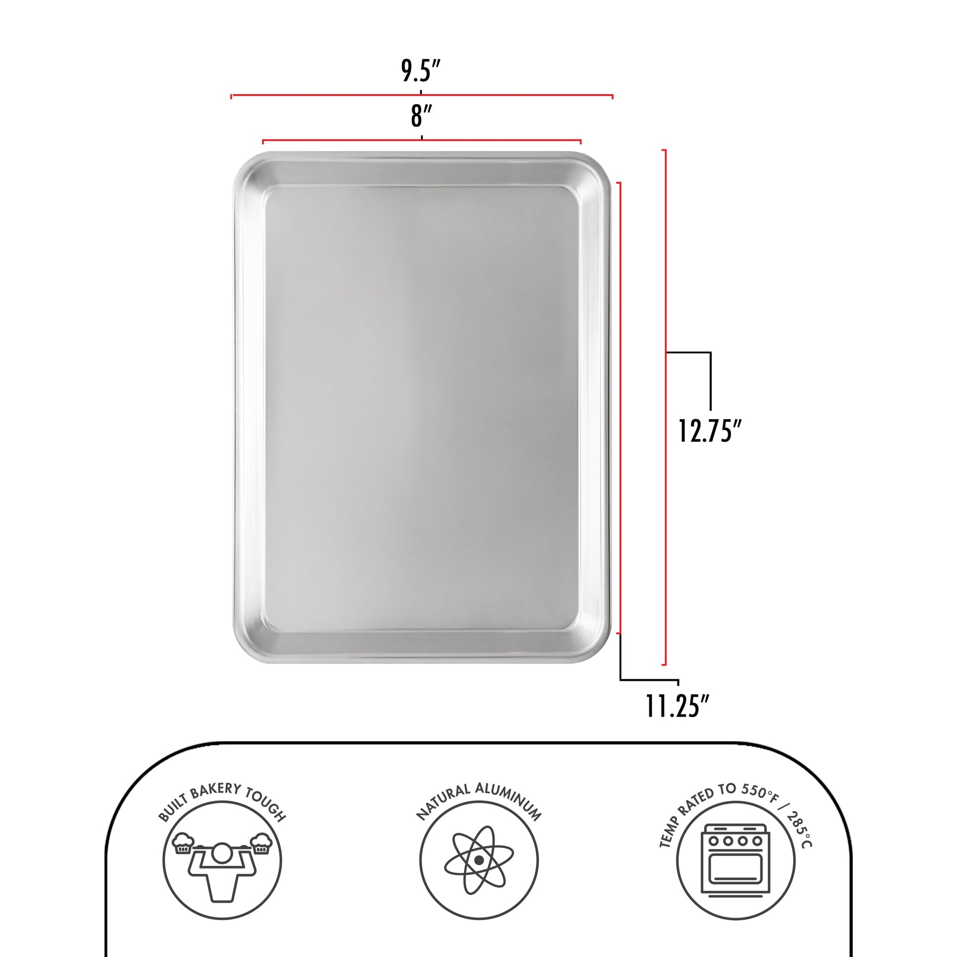 Natural Aluminum, Sheet Pan12.99Fusion Flavours  